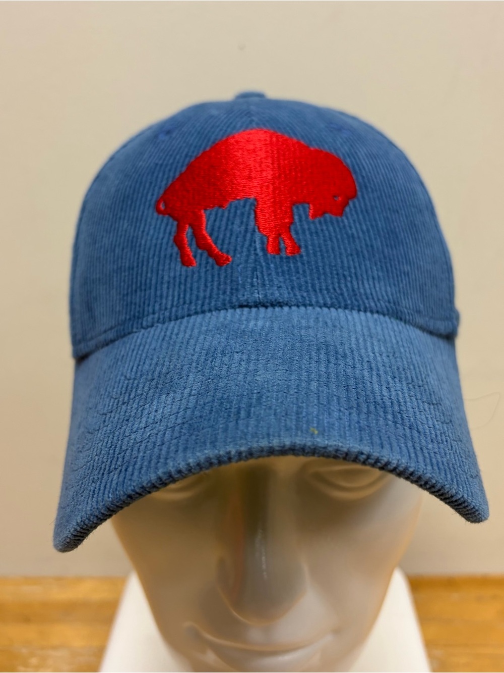 New Era Heritage Series NFL Buffalo Bills Blue Corduroy Cap Adjustable Strap Men